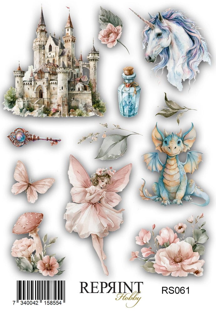 Reprint Hidden Magic 10x16cm Stickers (RS061) Reprint Hidden Magic 10x16cm Stickers (RS061)