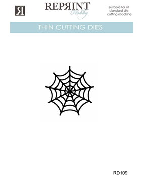 Reprint Enchanted Halloween Thin Cutting Dies Spider's Web (RD109)