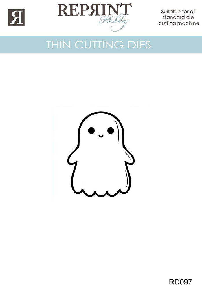 Reprint Enchanted Halloween Thin Cutting Dies Ghosts (2pcs) (RD097) Reprint Enchanted Halloween Thin Cutting Dies Ghosts (2pcs) (RD097)
