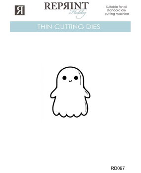 Reprint Enchanted Halloween Thin Cutting Dies Ghosts (2pcs) (RD097)
