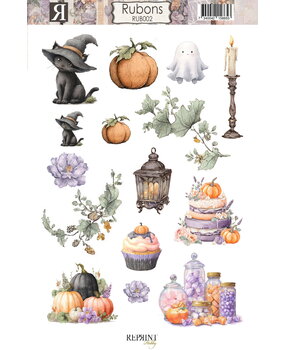 Reprint Enchanted Halloween Rubons (RUB002) Reprint Enchanted Halloween Rubons (RUB002)
