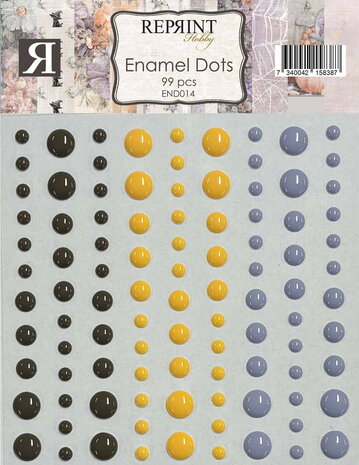 Reprint Enchanted Halloween Enamel Dots (99pcs) (END014)