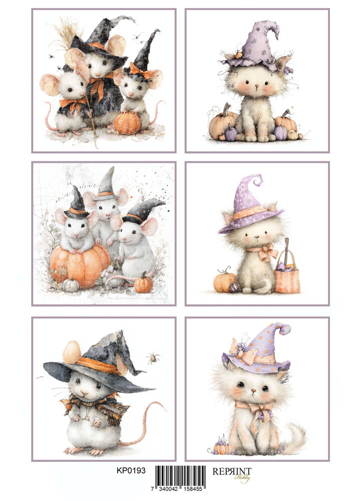 Reprint Enchanted Halloween A4 Cutouts (KPA4127) Reprint Enchanted Halloween A4 Cutouts (KPA4127)