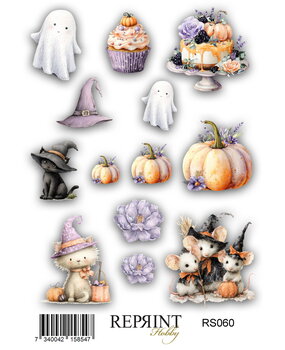 Reprint Enchanted Halloween 10x16cm Stickers (RS060)