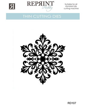 Reprint Cozy Christmas Thin Cutting Dies Snowflake (RD107)