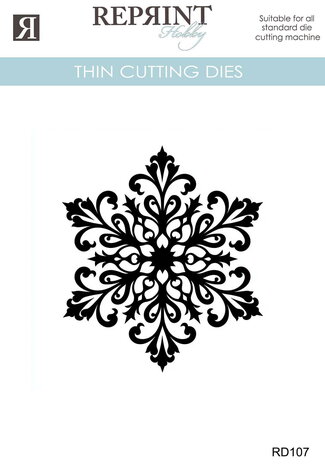 Reprint Cozy Christmas Thin Cutting Dies Snowflake (RD107) Reprint Cozy Christmas Thin Cutting Dies Snowflake (RD107)