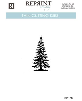 Reprint Cozy Christmas Thin Cutting Dies Pine Tree (RD100)