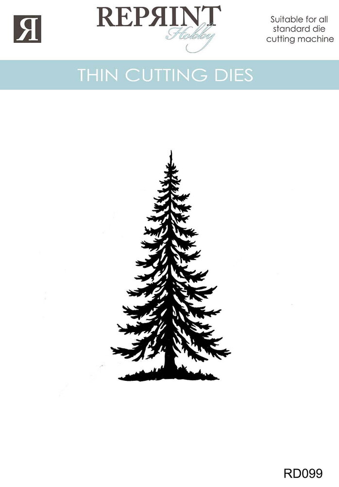 Reprint Cozy Christmas Thin Cutting Dies Pine Tree (RD099) Reprint Cozy Christmas Thin Cutting Dies Pine Tree (RD099)