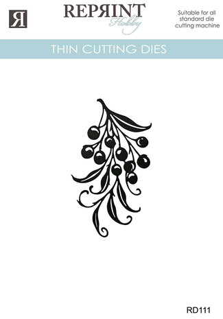 Reprint Cozy Christmas Thin Cutting Dies Mistletoe (RD111) Reprint Cozy Christmas Thin Cutting Dies Mistletoe (RD111)
