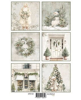 Reprint Cozy Christmas A4 Cutouts (KPA4126) Reprint Cozy Christmas A4 Cutouts (KPA4126)