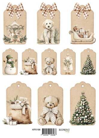 Reprint Cozy Christmas A4 Cutouts (KPA4126) Reprint Cozy Christmas A4 Cutouts (KPA4126)