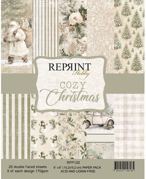 Reprint Cozy Christmas 6x6 Inch Paper Pack (RPP120) Reprint Cozy Christmas 6x6 Inch Paper Pack (RPP120)