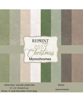 Reprint Cozy Christmas 12x12 Inch Cardstock (REP025)