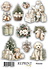 Cozy Christmas 10x16cm Stickers (RS059)