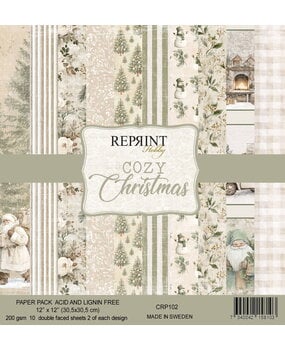 Reprint Cozy Christmas 12x12 Inch Paper Pack (CRP102)