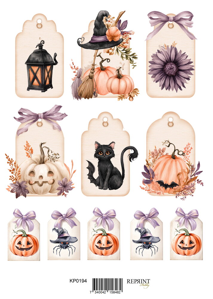 Reprint Enchanted Halloween A4 Cutouts (KPA4127) Reprint Enchanted Halloween A4 Cutouts (KPA4127)