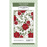 Lisa Horton Crafts The Studio 3D Embossing Folder Festive Poinsettia (LHCEF290)