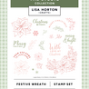 Lisa Horton Crafts The Studio Stamp Set Festive Wreath (LHCCS105)