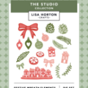 Lisa Horton Crafts The Studio Die Set Festive Wreath Elements (LHCCD364) Lisa Horton Crafts The Studio Die Set Festive Wreath Elements (LHCCD364)