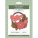 Lisa Horton Crafts The Studio Die Set Festive Wreath (LHCCD363)