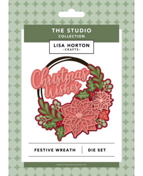 Lisa Horton Crafts The Studio Die Set Festive Wreath (LHCCD363) Lisa Horton Crafts The Studio Die Set Festive Wreath (LHCCD363)