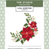 Lisa Horton Crafts The Studio Layering Stencil Festive Poinsettia (LHCAS246)