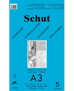 Schut Watercolour Paper Blue A3 250gr/m2 (SCH11853)