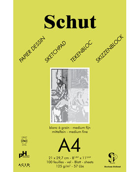 Schut Sketchpad Green A4 125gr/m2 (SCH11804)