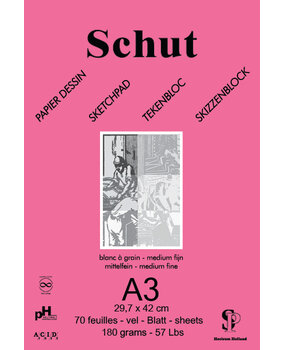 Schut Sketchpad Pink A3 180gr/m2 (SCH11813)
