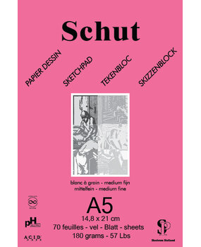 Schut Sketchpad Pink A5 180gr/m2 (SCH11815)