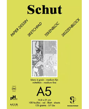 Schut Sketchpad Green A5 125gr/m2 (SCH11805)