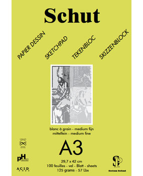 Schut Sketchpad Green A3 125gr/m2 (SCH11803)