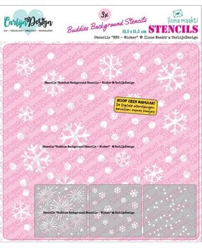 CarlijnDesign Stencils BBS Winter by Ilona Maakt (CDSC-0052)