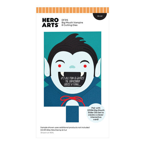 Hero Arts Spooky Smiles Die Set Big Mouth Vampire (DF315) Hero Arts Spooky Smiles Die Set Big Mouth Vampire (DF315)
