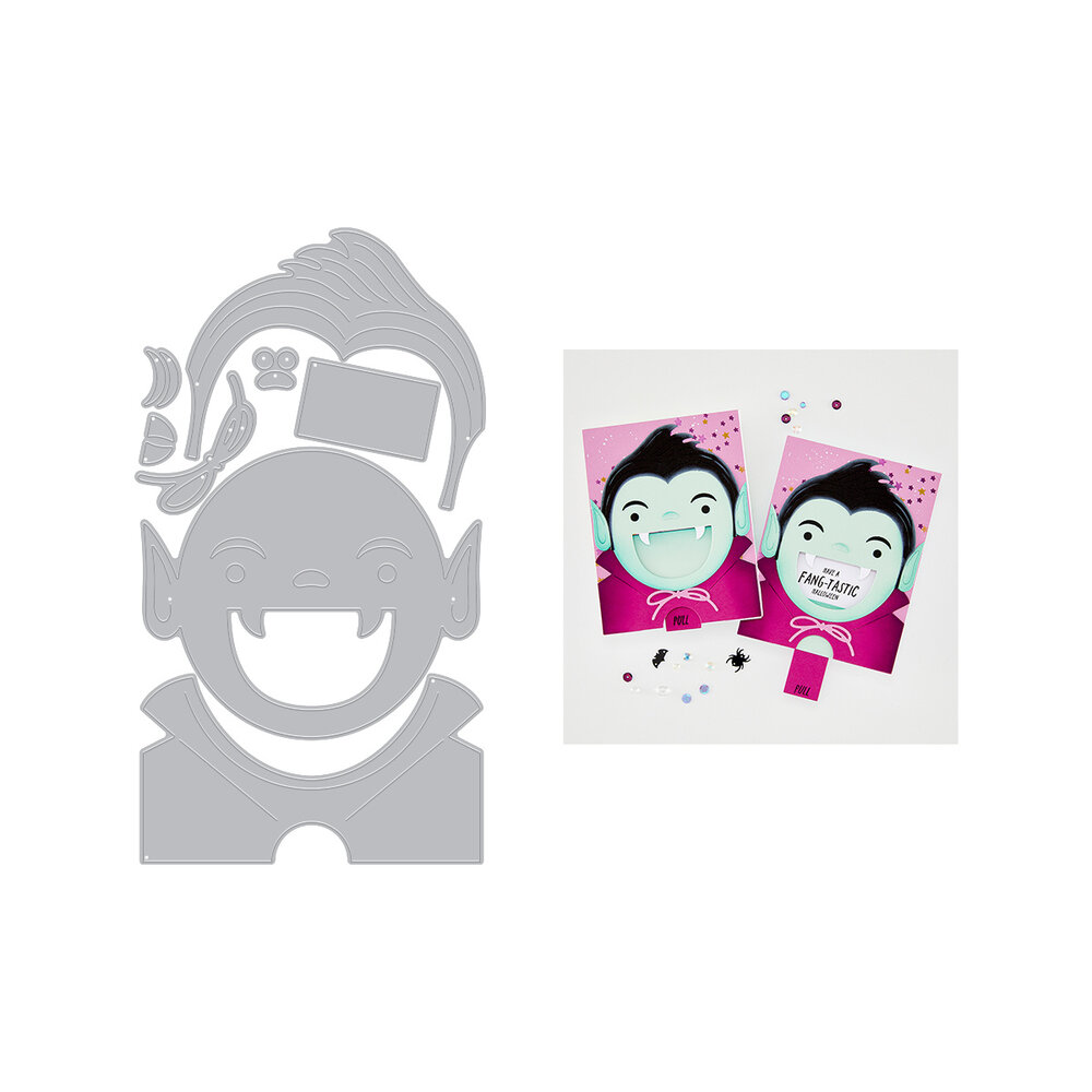 Hero Arts Spooky Smiles Die Set Big Mouth Vampire (DF315) Hero Arts Spooky Smiles Die Set Big Mouth Vampire (DF315)