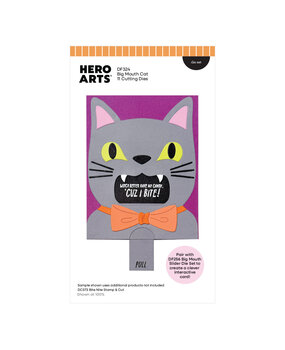 Hero Arts Spooky Smiles Die Set Big Mouth Cat (DF324)