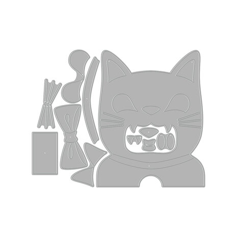 Hero Arts Spooky Smiles Die Set Big Mouth Cat (DF324) Hero Arts Spooky Smiles Die Set Big Mouth Cat (DF324)