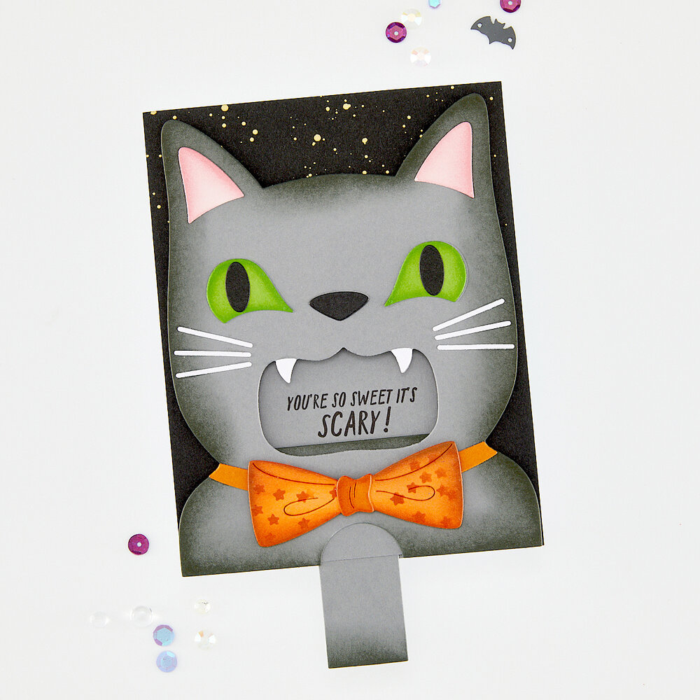 Hero Arts Spooky Smiles Die Set Big Mouth Cat (DF324) Hero Arts Spooky Smiles Die Set Big Mouth Cat (DF324)