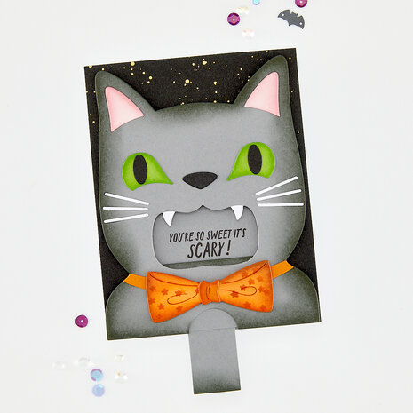 Hero Arts Spooky Smiles Die Set Big Mouth Cat (DF324) Hero Arts Spooky Smiles Die Set Big Mouth Cat (DF324)