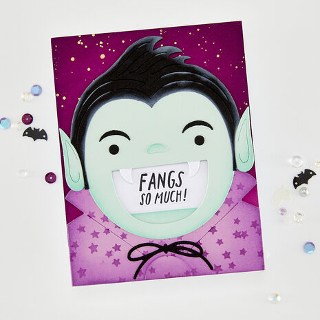 Hero Arts Spooky Smiles Die Set Big Mouth Vampire (DF315) Hero Arts Spooky Smiles Die Set Big Mouth Vampire (DF315)