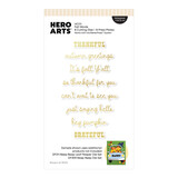 Hero Arts Whimsical Wheels Letterpress + Foil & Cut Fall Words (HC111)