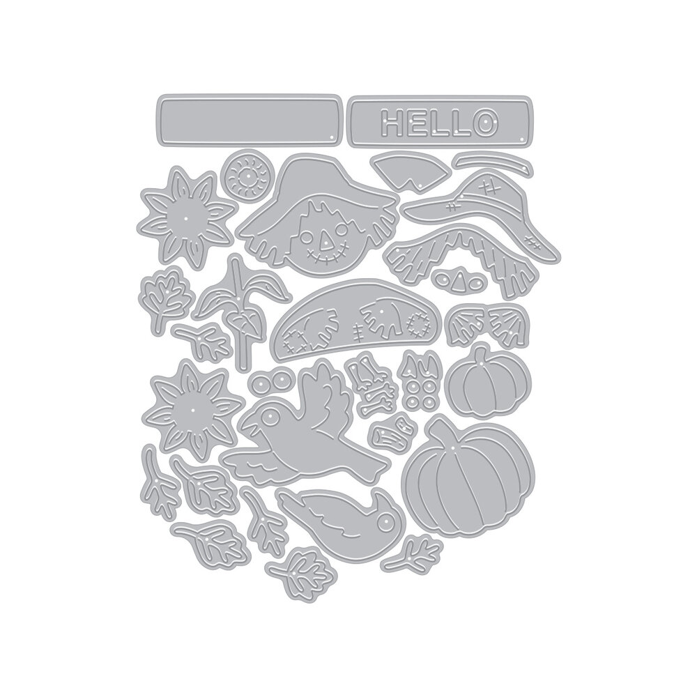 Hero Arts Whimsical Wheels Die Set Beep Beep Leaf Peeper (DF311) Hero Arts Whimsical Wheels Die Set Beep Beep Leaf Peeper (DF311)