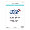 Spellbinders Snowflake Kisses Stamp & Die Set Snowflake Joy by Lisa Horton (SDS-235)