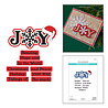 Spellbinders Snowflake Kisses Stamp & Die Set Snowflake Joy by Lisa Horton (SDS-235)