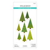 Spellbinders Snowflake Kisses Stamp & Die Set Infinity Trees by Lisa Horton (SDS-234)