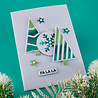 Spellbinders Snowflake Kisses Stamp & Die Set Infinity Trees by Lisa Horton (SDS-234)