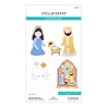 Spellbinders Bibi's Little Blessings Etched Dies Nativity Blessings by Bibi Cameron (S5-765)