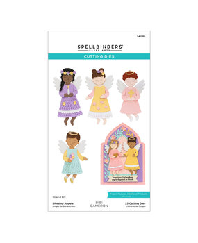 Spellbinders Bibi's Little Blessings Etched Dies Blessing Angels by Bibi Cameron (S4-1555)