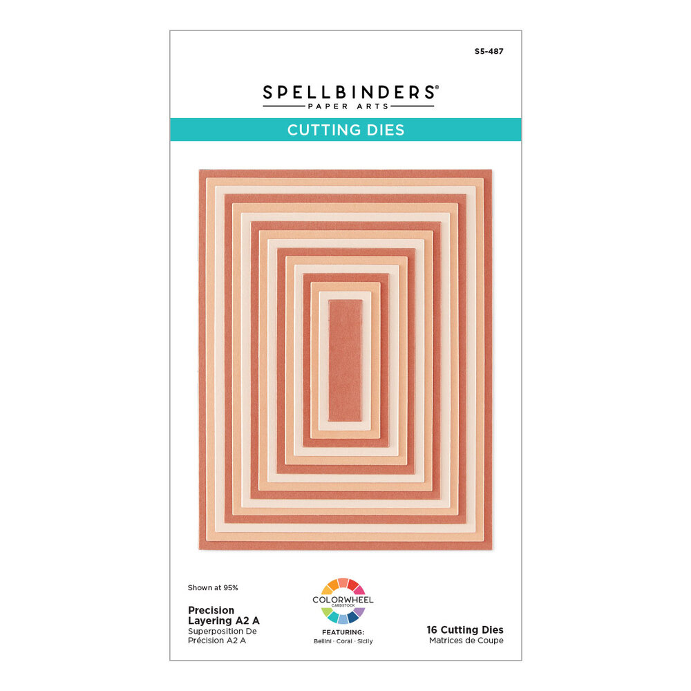 Spellbinders Precision Layering A2 A Etched Dies (S5-487)