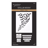 Spellbinders Midnight Mischief Press & Foil Plates Winged Shadows (BP-385)